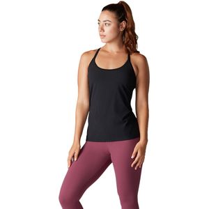 Tavi Noir Dames/dames Geribd tanktopje (XS) (Ebbenhout)