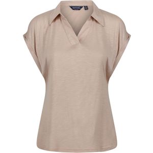 Regatta Dames/Dames Lupine T-shirt met kraagje (36 DE) (Sesam)