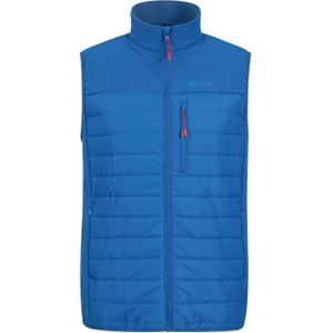 Mountain Warehouse Heren Turbine II Hybride Gewatteerd Gilet (XS) (Blauw)