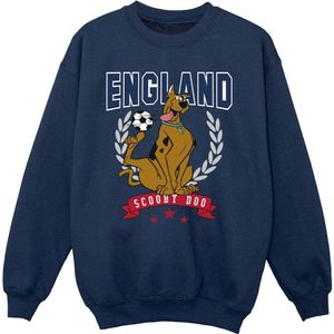 Scooby Doo Meisjes Engeland Voetbal Sweatshirt (116) (Marineblauw)