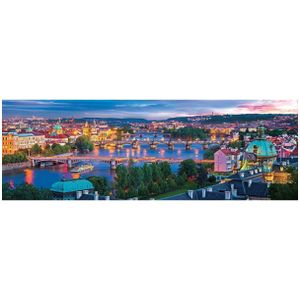 Eurographics panoramische puzzel - Praag Tsjechië, 1000 stukjes