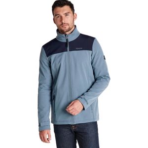 TOG24 Heren Feizor Soft Shell Jas (3XL) (Staalblauw/Navy)