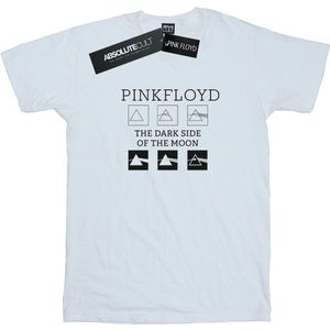 Pink Floyd Katoenen T-shirt Piramide Trio voor meisjes (152-158) (Wit)