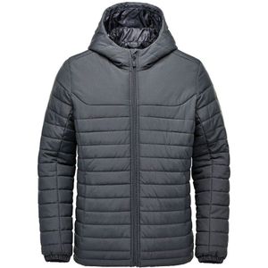 Stormtech Heren Nautilus Quilted Hooded Jacket (M) (Dolfijn)