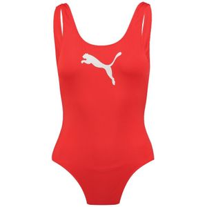 Puma Dames/Dames logo-eendelig badpak (XS) (Rood)