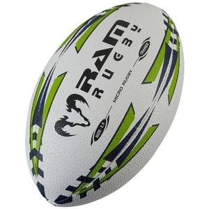 Micro Training Rugbybal - Maat 2.5 - 3D Grip - Nr. 1 Rugby Merk in Europa - Perfecte vorm en Duurzaam  Top  Kwaliteit en Klasse