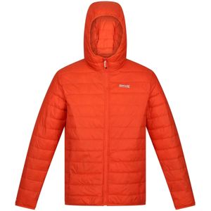 Regatta Heren Hillpack Hooded Lightweight Jacket (3XL) (Roestige sinaasappel)