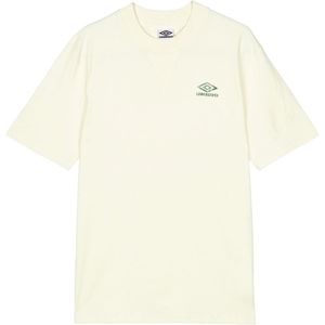 Umbro Heren Relaxed Fit T-shirt (XL) (Ecru/Fir)