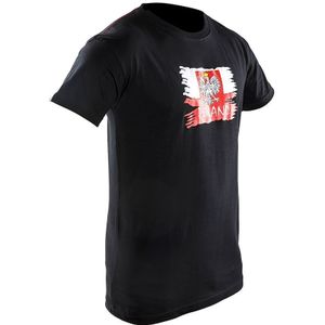 Joya Vlag T - Shirt - Polen - Zwart - XXL