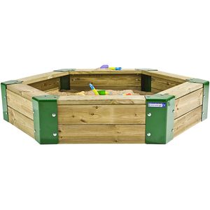 Horby Bruk Zandbak Junior - FSC 100% Zweeds Hout - 150 X 110 X 28 Cm  - CE Gekeurd - ISO 9001