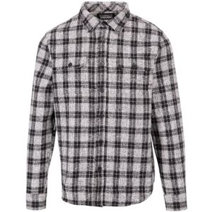 Trespass Heren Portlaw Geruit Overhemd (XL) (Zwart/Wit)