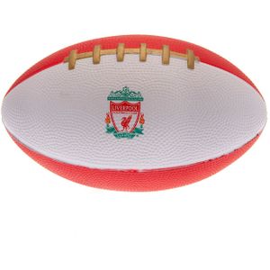 Liverpool FC Mini Zacht American Football  (Rood/Wit)