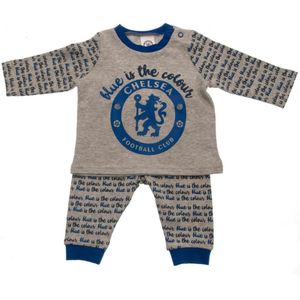 Chelsea FC Pyjamaset voor baby's (9-12 Monate) (Grijs/Blauw)
