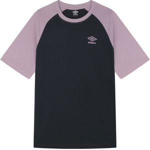 Umbro Heren Core Raglan T-shirt (L) (Bosgrijs/Mauve Schaduw)