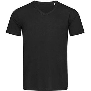 Absolute Apparel - Heren Stedman Ben V-Hals T-Shirt (L) (Zwart)