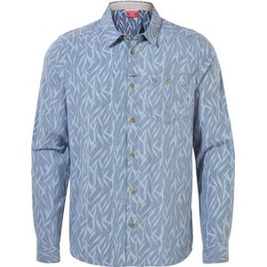 Craghoppers Heren Pinyon shirt met lange mouwen (S) (Salton blauw)