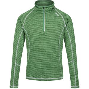 Regatta Heren Yonder Quick Dry Vochtigheid Wicking Half Zip Fleece Jasje (3XL) (Veld Groen)