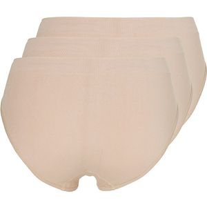 Apollo - Dames slip - Beige - Maat L - Dames ondergoed - 3-Pack - Dames boxershort - Sloggie ondergoed