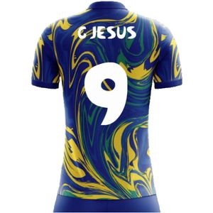 2022-2023 Brazil Away Concept Shirt (G Jesus 9) - Kids