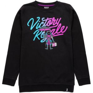 Fortnite Jongens Victory Royale Sweatshirt (170-176) (Zwart/Blauw/Purper)