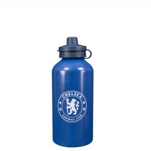Chelsea FC Matte aluminium waterfles  (Koningsblauw/Wit)