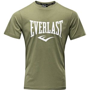 Everlast Russel - T-Shirt - Katoen - Khaki Groen - M