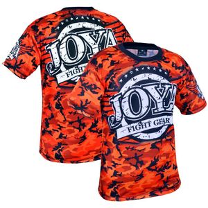 Joya Camouflage - T-shirt - Katoen - Rood - XL