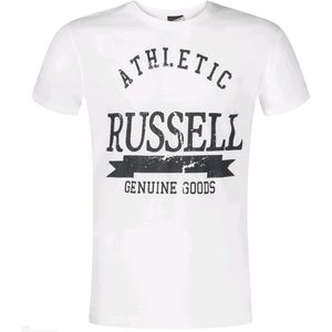 Russell Athletic  - Crew Neck SS Tee - Wit T-shirt - S