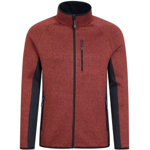 Mountain Warehouse Heren Treston Full Zip Fleecejack (XS) (Rood)