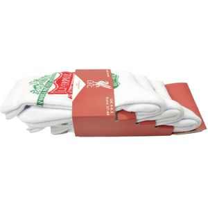 Liverpool FC Sportsokken voor kinderen (pak van 3) (37 EU - 23,5 EU) (Wit/rood)