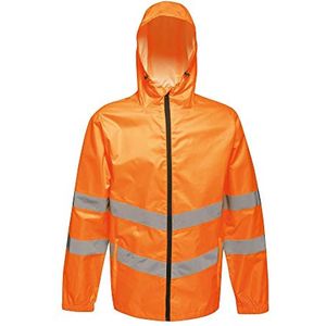 Regatta Unisex Hi Vis Pro Packaway Reflecterende Work Jacket (M) (Oranje)