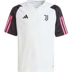 Adidas Juventus 23/24 Tiro Junior Short Sleeve T-shirt Training Wit 7-8 Years