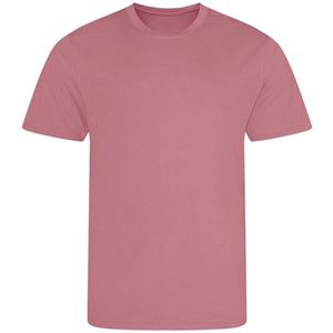 Just Cool Heren t-shirt (S) (Stoffig Roze)