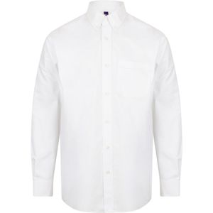 Henbury Mens Classic Oxford Long-Sleeved Formal Shirt