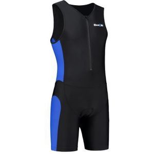 Heren tri-suit zwart-blauw XS