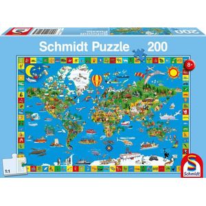 Schmidt puzzel - Wondere wereld, 200 stukjes