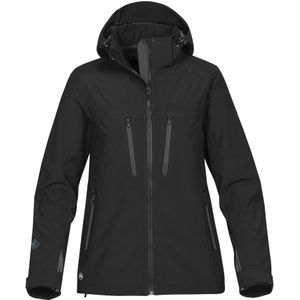 Stormtech Dames Patrouille Technisch Softshell-jasje (XL) (Zwart / Koolstof)