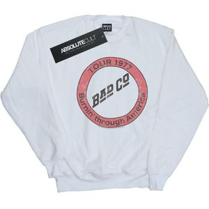 Bad Company Meisjes Burnin´ Door Amerika Sweatshirt (152-158) (Wit)