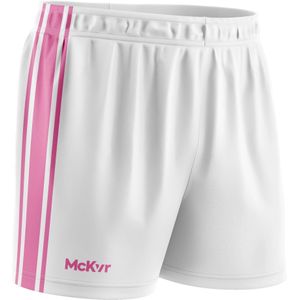 McKeever Unisex Volwassen Core 22 GAA Korte broek (32R) (Wit/Roze)