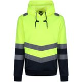 Regatta Heren Overhead High-Vis Hoodie (XL) (Geel)