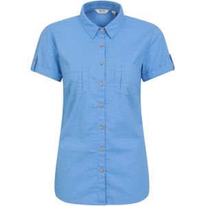 Mountain Warehouse Dames/dames Kokosnoot Shirt met korte mouwen (40 DE) (Helder Blauw)