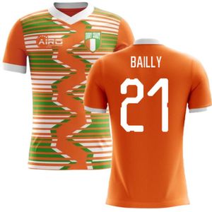 2022-2023 Ivory Coast Home Concept Football Shirt (Bailly 21)