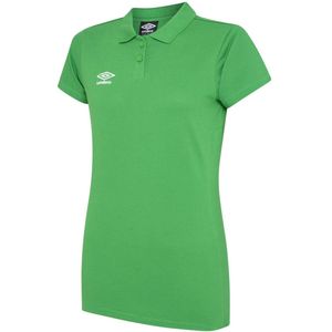 Umbro Dames/Dames Club Essential Poloshirt (36 DE) (Smaragd/Wit)