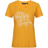 Regatta Dames/Dames Filandra VII Hallo Zomer T-Shirt (38 DE) (Mango-geel)