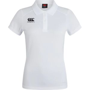 Canterbury Dames/Dames Club Dry Poloshirt (38 DE) (Wit)