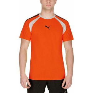 Heren-T-Shirt met Korte Mouwen Puma TeamLIGA Oranje Maat M