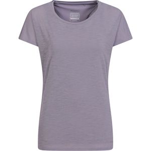 Mountain Warehouse Dames/Dames Dubbel Gelaagd T-Shirt (34 DE) (Paars)