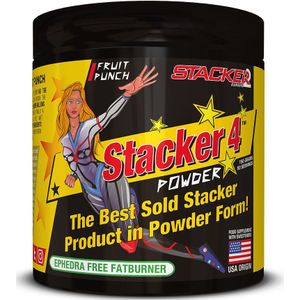 Stacker 4 Powder - Afslanksupplement - 150gr - Fruit Punch