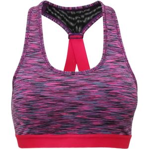 TriDri Vrouwen/dames Performance Sports Bra (Medium Impact) (L) (Ruimte Roze)