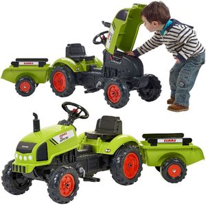 Falk Claas Tractor Arion 410 Tractor + Aanhanger 2-5